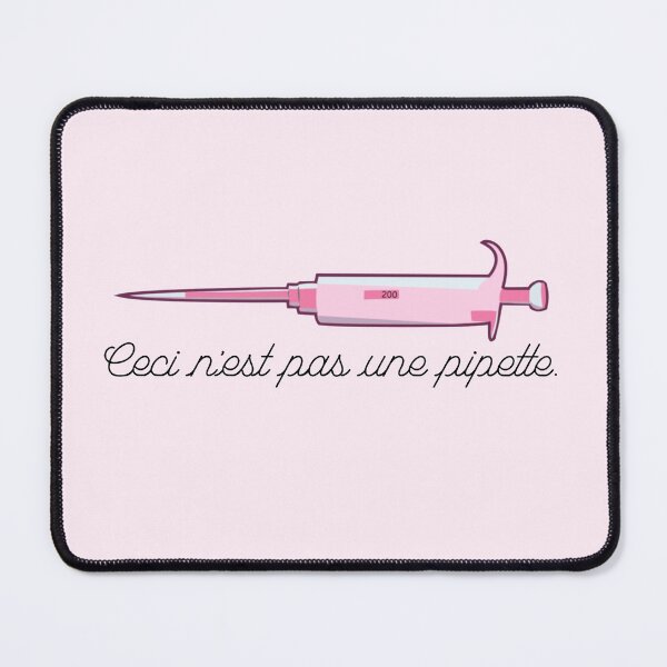 Item preview, Ceci nest pas une pipette in pink designed and sold by sunnySaraV.