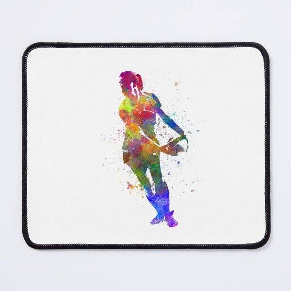 Item preview, women's rugby in watercolor designed and sold by paulrommer.