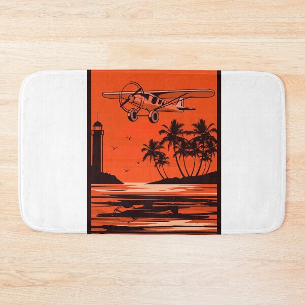 Item preview, Sunset Airplane OVER WATER Tropical designed and sold by artorno.