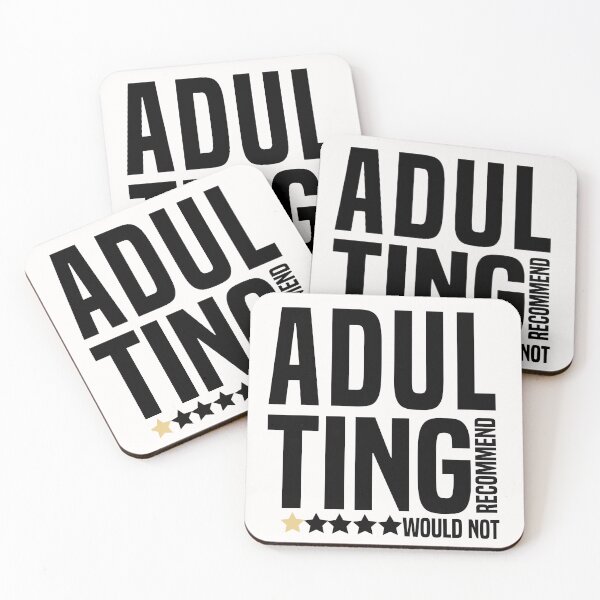 Item preview,  Adulting would not recommend  designed and sold by Hero Prod.