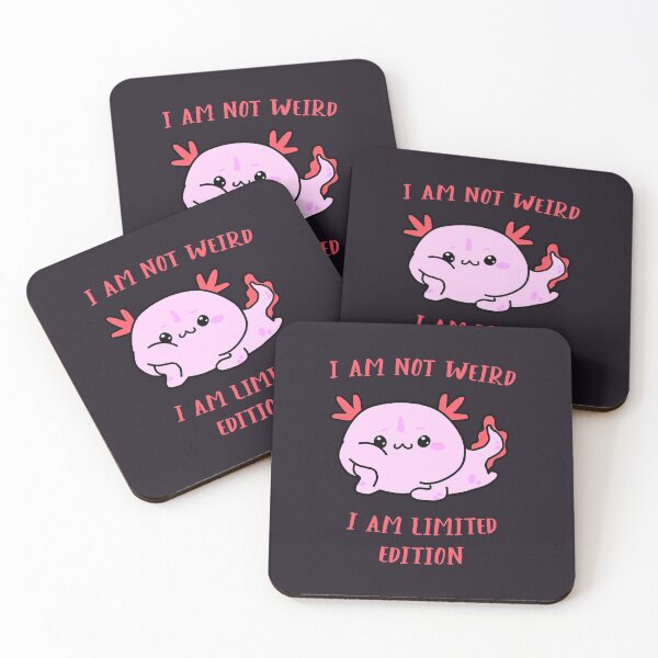 Item preview, Baby Girl Leucistic Axolotl - I Am Limited Edition designed and sold by lazarosdesign.