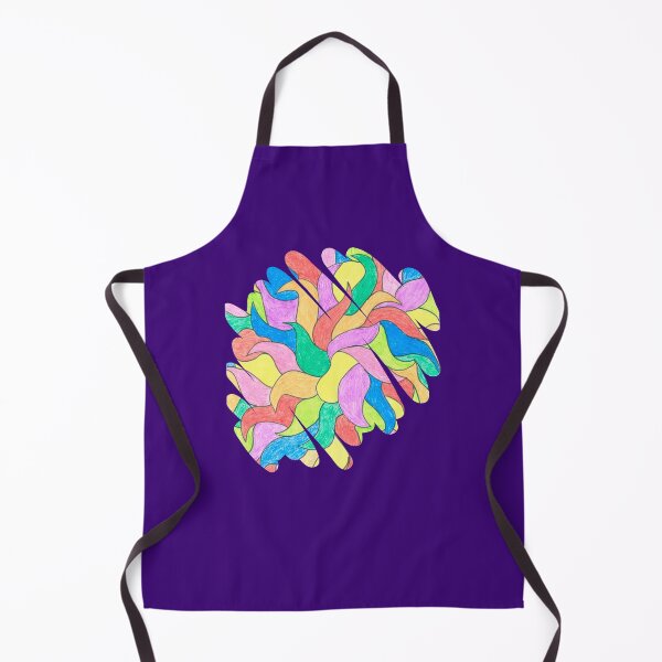 Item preview, abstract rainbow pattern bright colors designed and sold by DKVanOss.