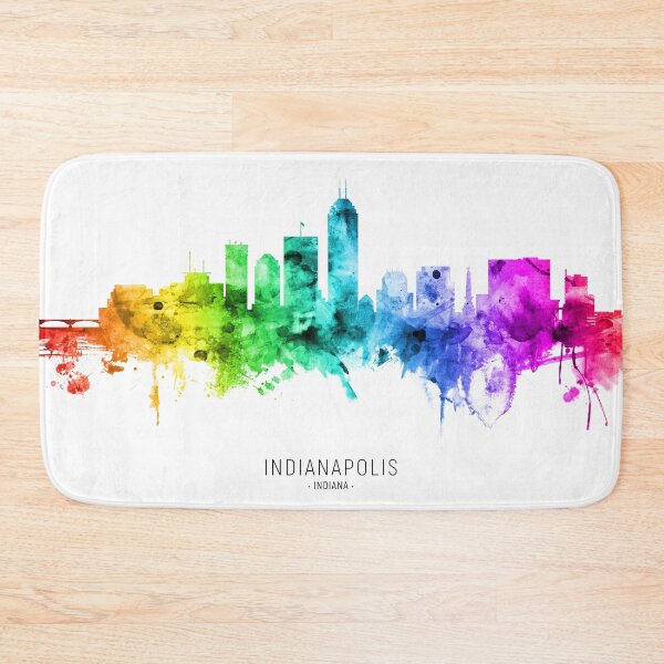 Artikelvorschau, Indianapolis Indiana Skyline entworfen und verkauft von ArtPrints.