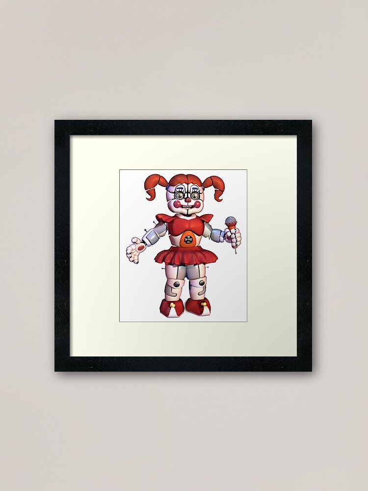 Baby Five Nights At Freddys Sister Location Framed Art Print By Tristezzashirts Redbubble