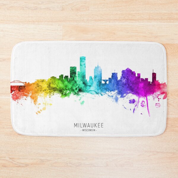 Artikelvorschau, Milwaukee Wisconsin Skyline entworfen und verkauft von ArtPrints.