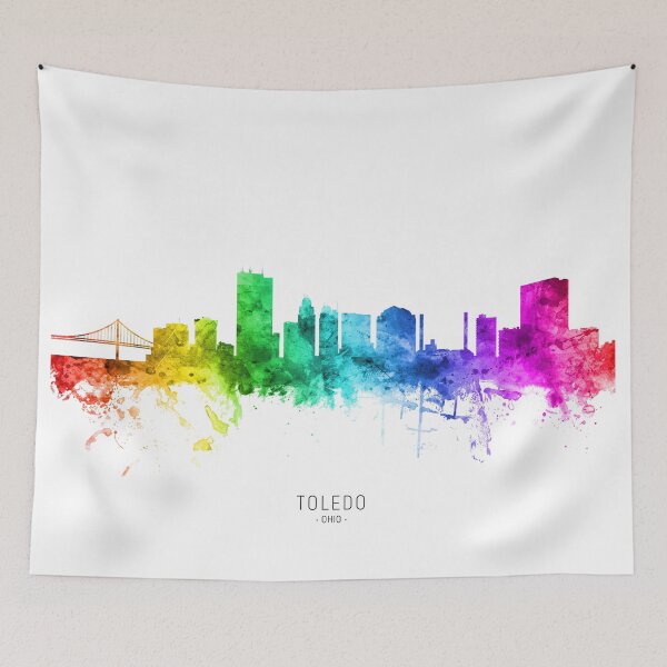 Item preview, Toledo Ohio Skyline designed and sold by ArtPrints.