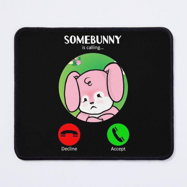 Item preview, Somebunny Is Calling (2 : Pink : Dark) designed and sold by the-krisney-way.