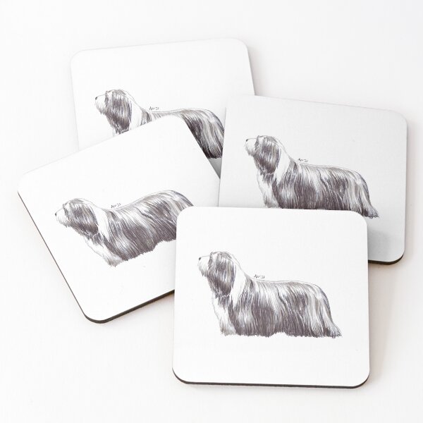 Artikelvorschau, Bearded Collie - Ausstellungsständer für Hunderassen entworfen und verkauft von Amber Westwood.