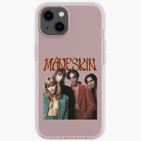 Måneskin rock band, retro Maneskin  iPhone Soft Case