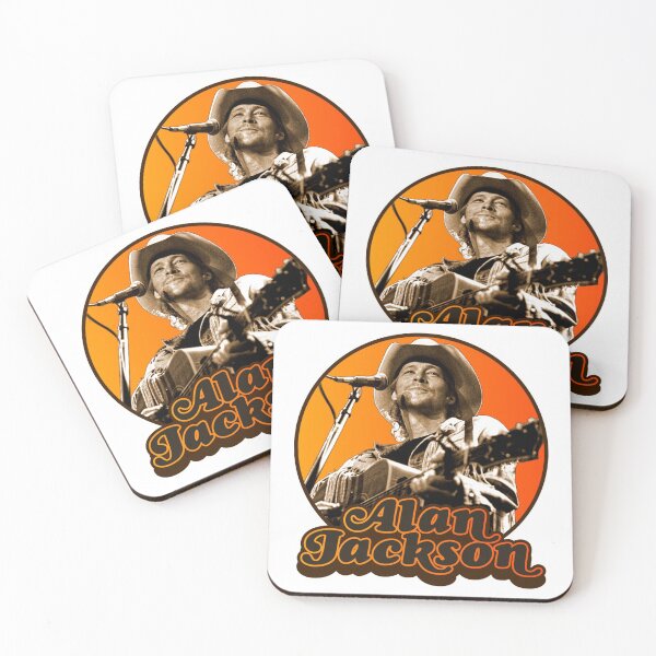 Item preview, Alan Jackson ))(( Retro Style Classic Country Fan designed and sold by HusteraRobert.