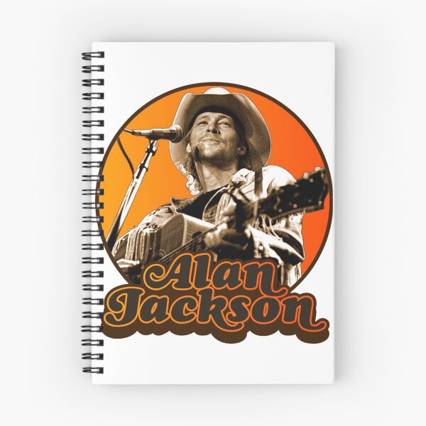 Item preview, Alan Jackson ))(( Retro Style Classic Country Fan designed and sold by HusteraRobert.