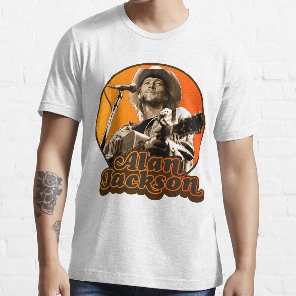 Item preview, Alan Jackson ))(( Retro Style Classic Country Fan designed and sold by HusteraRobert.