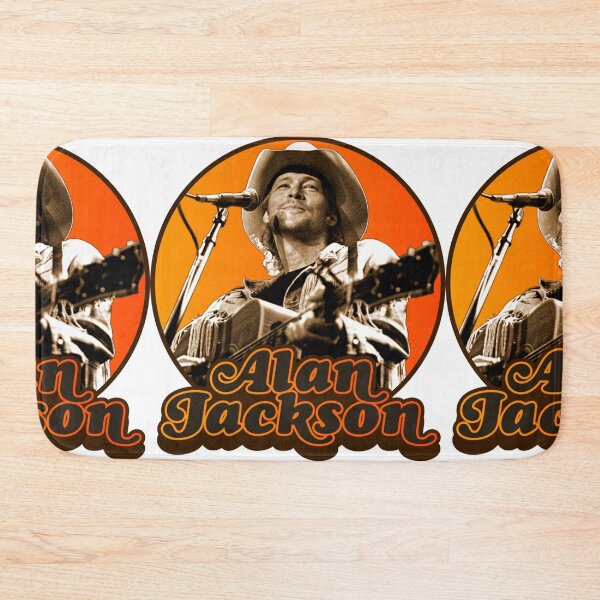 Item preview, Alan Jackson ))(( Retro Style Classic Country Fan designed and sold by HusteraRobert.
