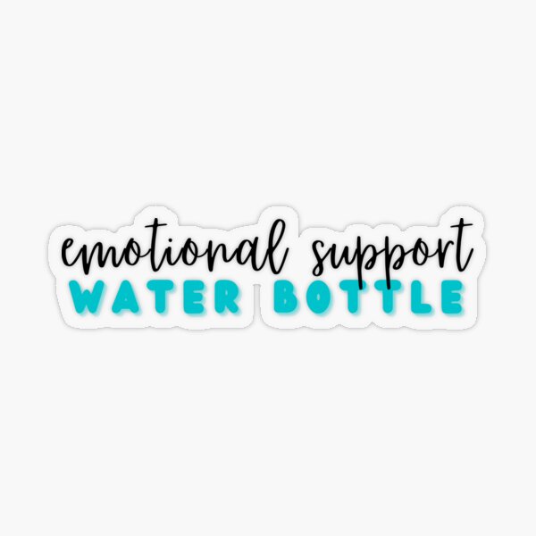 Emotional support Transparent Sticker