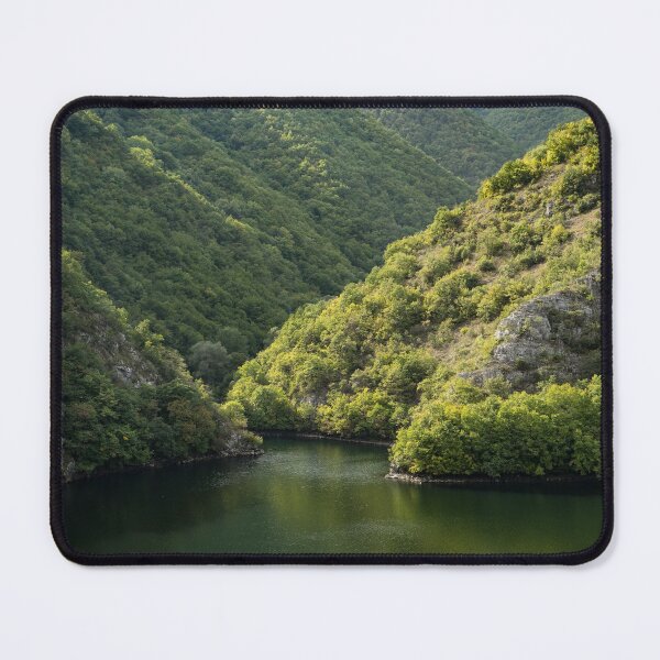 Item preview, Green Sylvan Mountains, Tumbling into a Silky Forest Lake designed and sold by Georgia Mizuleva.