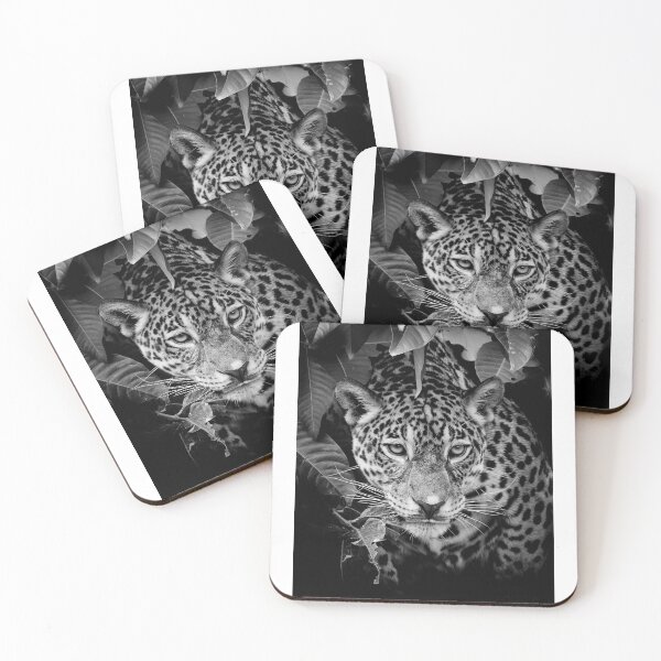 Item preview, Leopard - beautiful African leopard in black and white designed and sold by Hanger52.