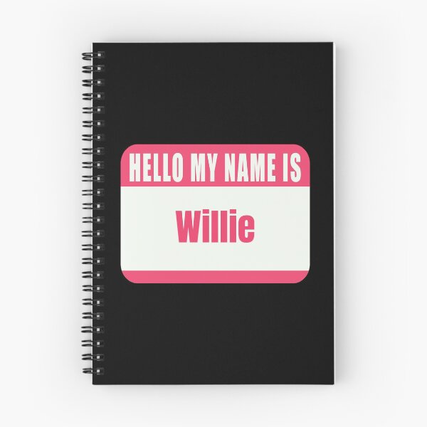 Item preview, Hello My Name is Willie Name Tag  designed and sold by Cafecreative.