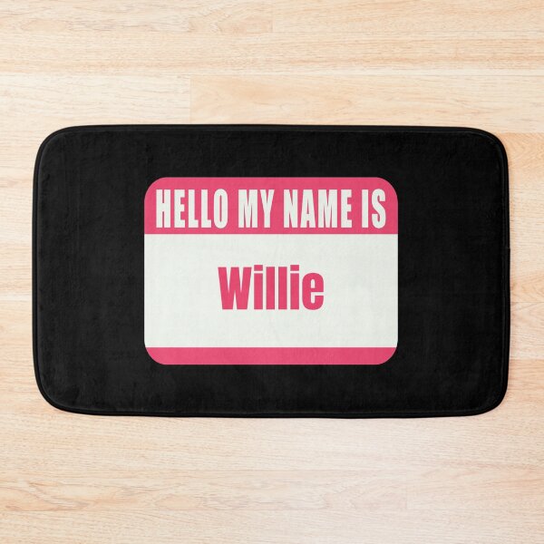 Item preview, Hello My Name is Willie Name Tag  designed and sold by Cafecreative.