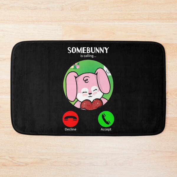 Item preview, Somebunny Is Calling (3 : Pink : Dark) designed and sold by the-krisney-way.