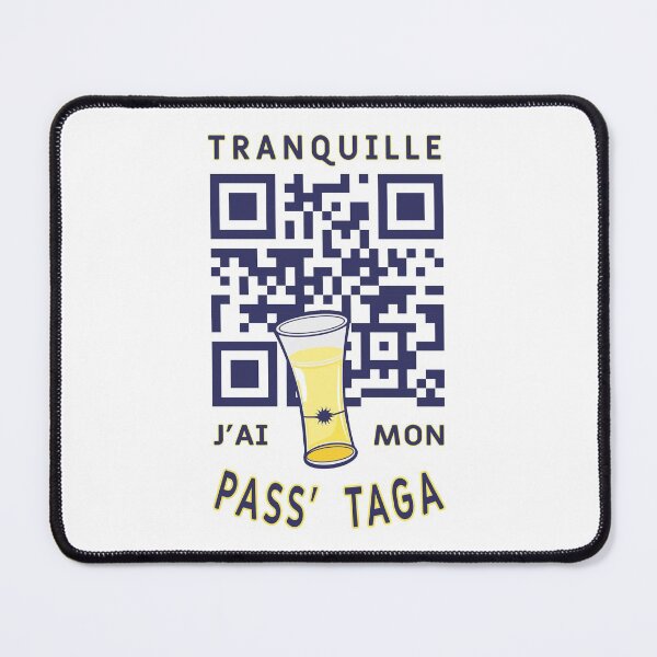 Item preview, Quiet, I have my taga pass - Alcohol humor message designed and sold by rubislys.