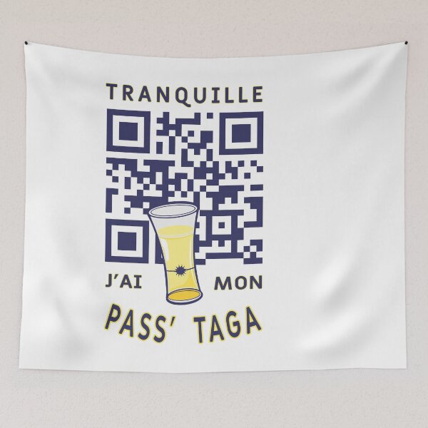 Item preview, Quiet, I have my taga pass - Alcohol humor message designed and sold by rubislys.