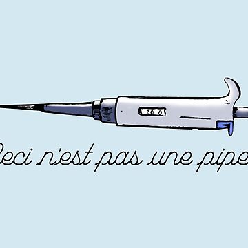 Artwork thumbnail, Ceci nest pas une pipette by sunnySaraV