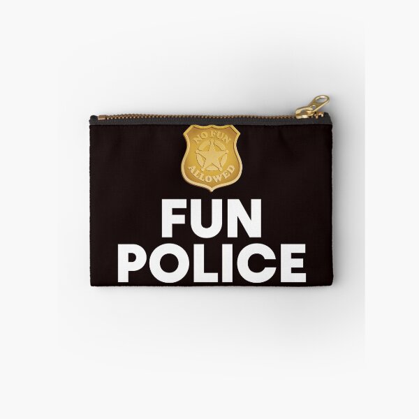 Aperçu de l'œuvre police amusante créée et vendue par justplainwords.