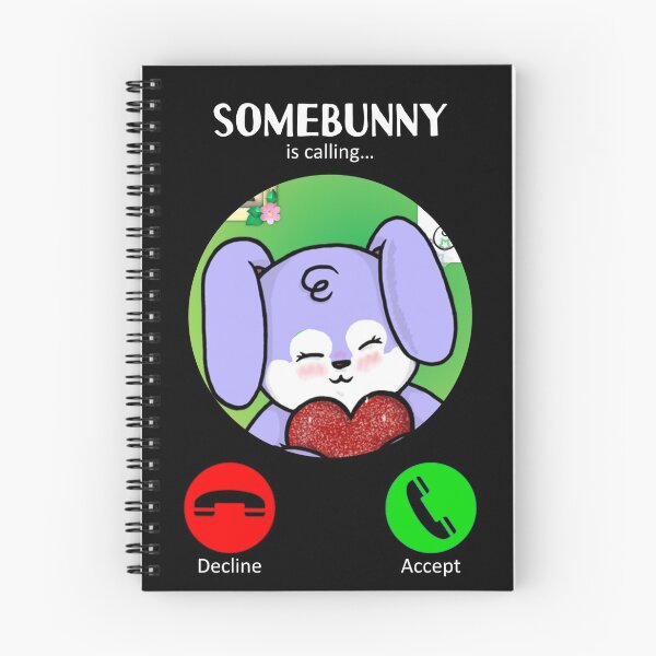 Item preview, Somebunny Is Calling (3 : Blue : Dark) designed and sold by the-krisney-way.