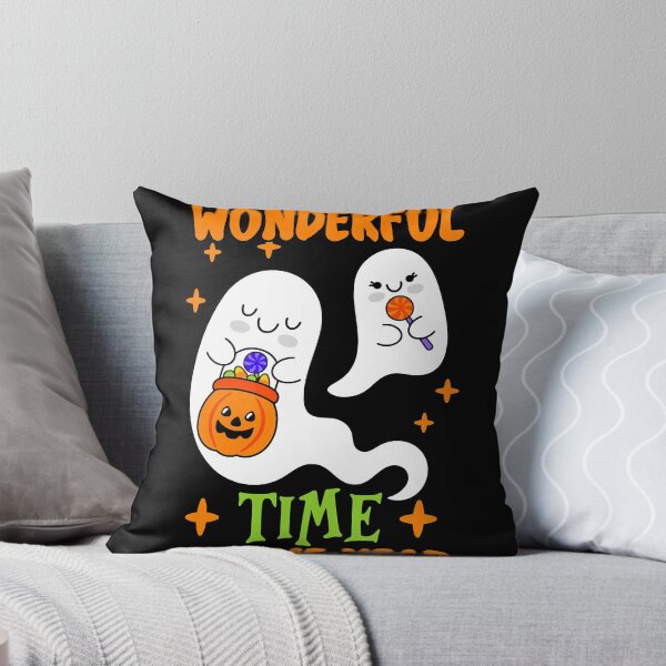 Item preview, Halloween is the wonderful time of the year Spooky Halloween Ghosts Scary Pumpkin  designed and sold by ROBYNDSON.