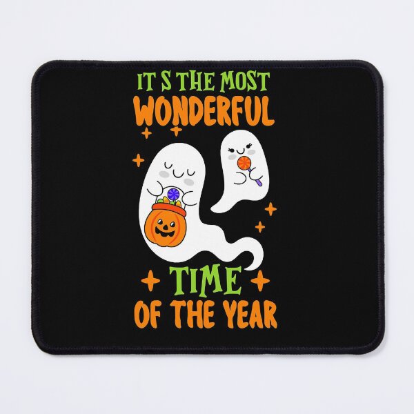Item preview, Halloween is the wonderful time of the year Spooky Halloween Ghosts Scary Pumpkin designed and sold by ROBYNDSON.