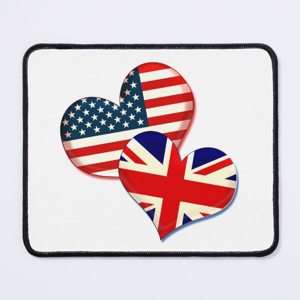 Item preview, USA and UK hearts designed and sold by Gaspar Avila.