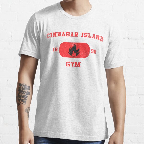 Cinnabar Island Gym T-shirt essentiel