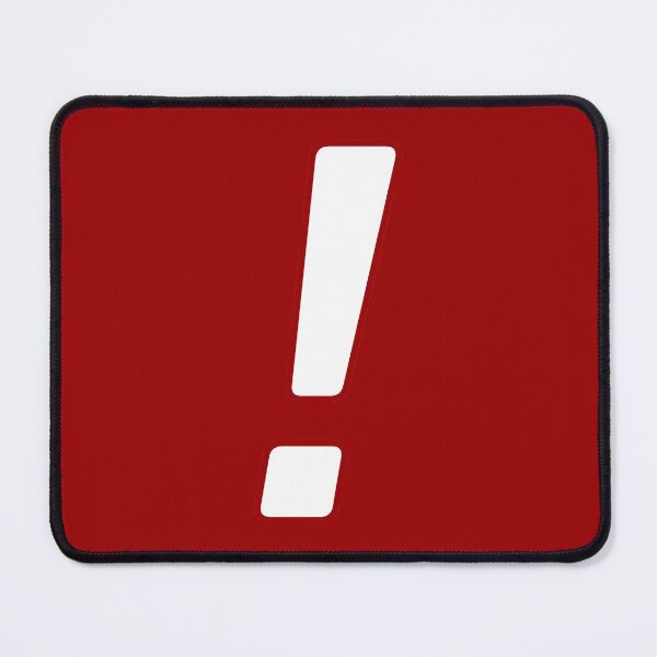 Item preview, EXCLAMATION! (red) designed and sold by planDpromotions.