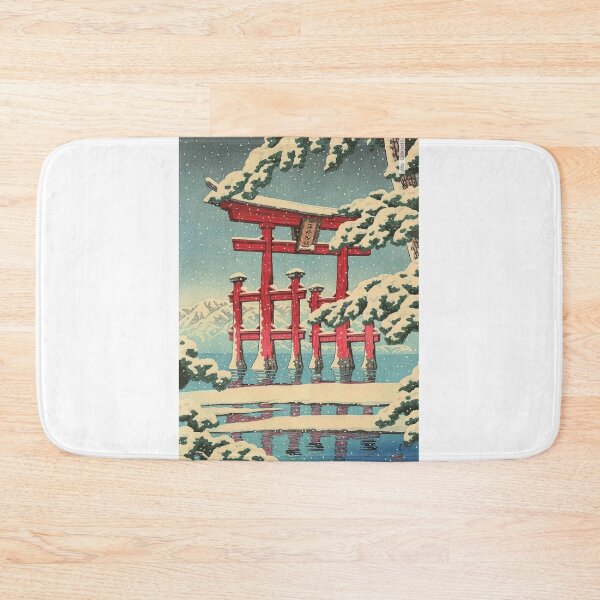 Item preview, Miyajima in Snow Hasui Kawase Shin Hanga Art  designed and sold by RBEnt.