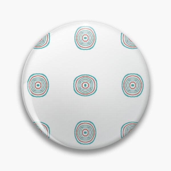 Item preview, Watercolour target circles -aqua designed and sold by Nadia Arsky.