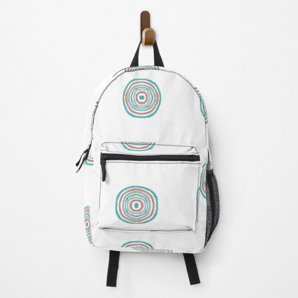 Item preview, Watercolour target circles -aqua designed and sold by Nadia Arsky.