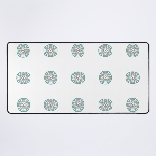 Item preview, Watercolour target circles -aqua designed and sold by Nadia Arsky.