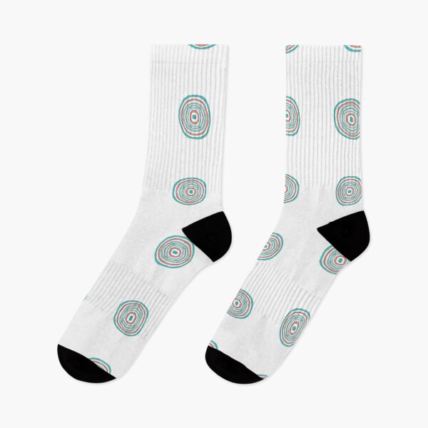 Item preview, Watercolour target circles -aqua designed and sold by Nadia Arsky.