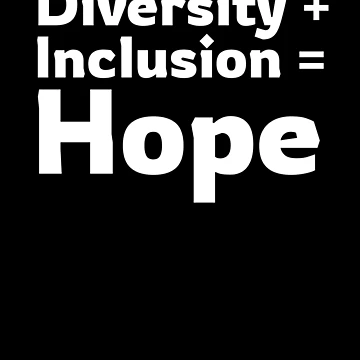 Artwork thumbnail, Diversity + Inclusion = Hope by RiadMannan