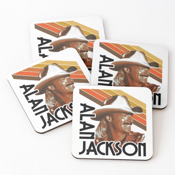 Item preview, Alan Jackson Retro Country FanArt Tribute Shirt designed and sold by HusteraRobert.