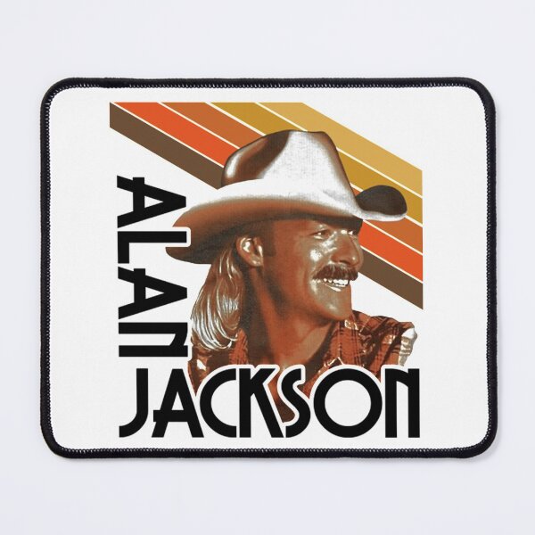 Item preview, Alan Jackson Retro Country FanArt Tribute Shirt designed and sold by HusteraRobert.