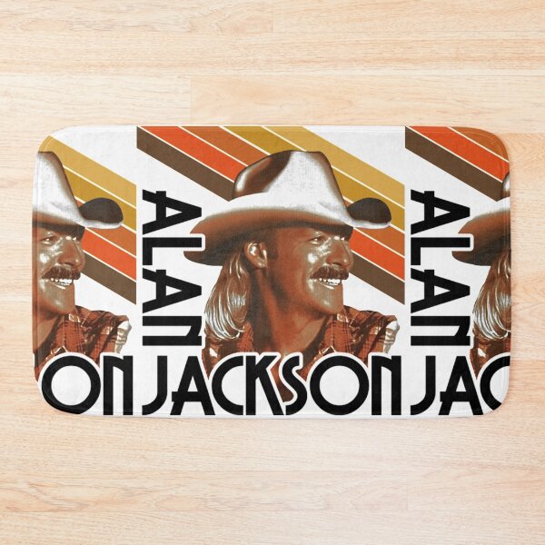 Item preview, Alan Jackson Retro Country FanArt Tribute Shirt designed and sold by HusteraRobert.