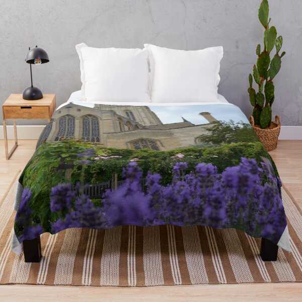 Item preview, Bury St Edmunds, Suffolk Abbey Gardens, Lavender Photography Print designed and sold by Esther Hutchcroft.