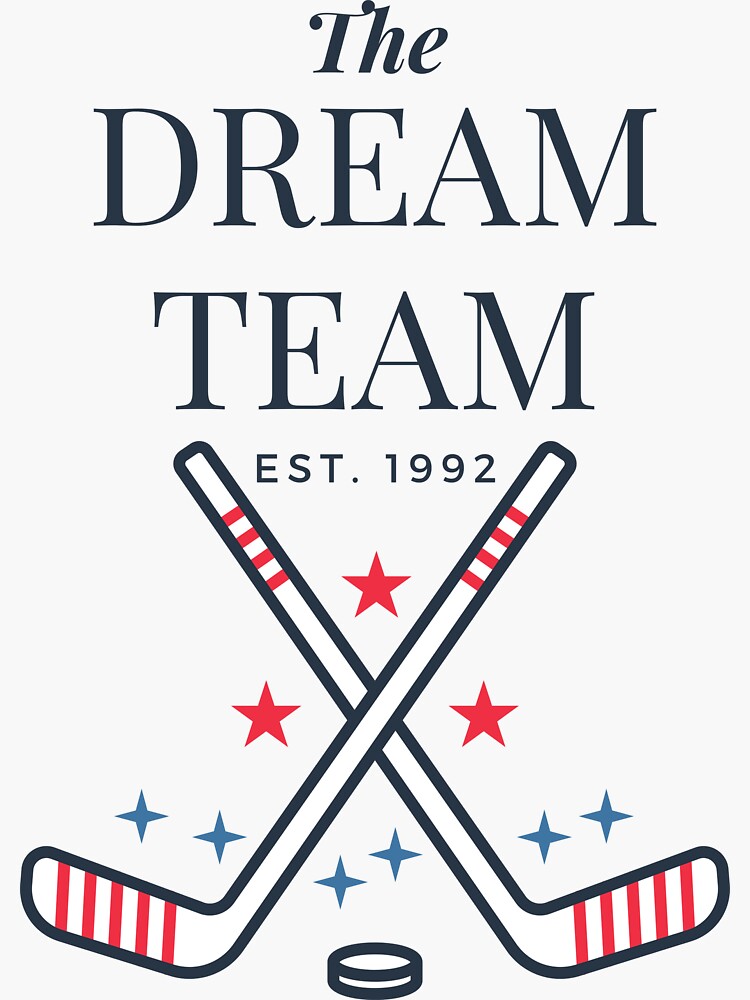"Hockey Dream Team Logo" Sticker for Sale by yudigunawan11 Redbubble