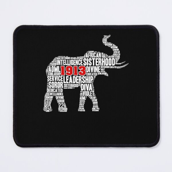 Item preview, Womens Delta-1913 Sorority Elephant Sigma-Theta Words  designed and sold by LuiAriona1993.