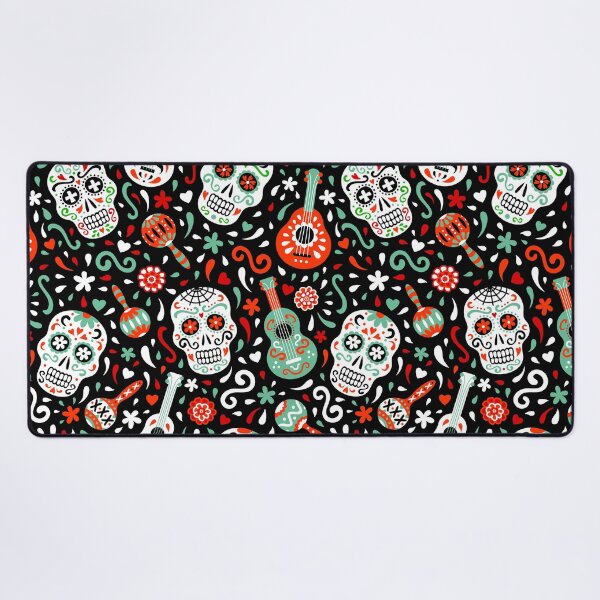 Item preview, Mexican Day of the Dead ethnic mariachi musical instrument and skull ornament designed and sold by AidanShea.