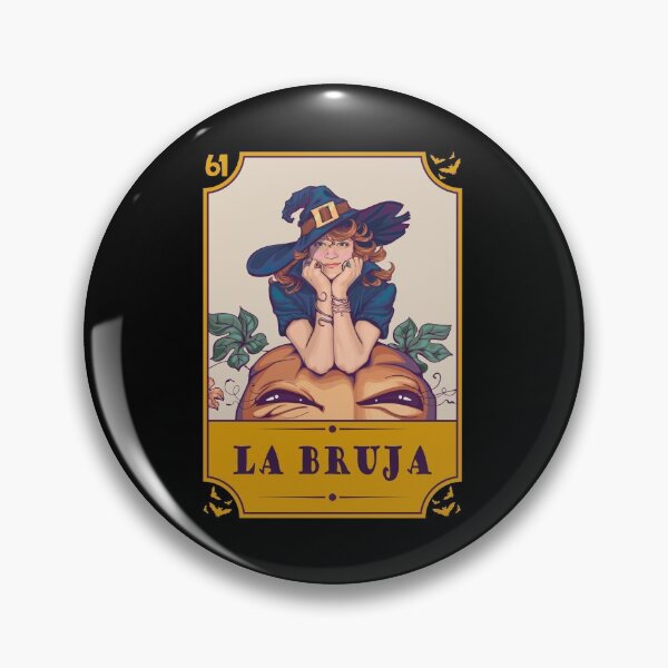 Artikelvorschau, La Bruja The Witch - mexikanisches Bingo-Kartenspiel Lustiges Halloween entworfen und verkauft von Crazy Trendy Designs.