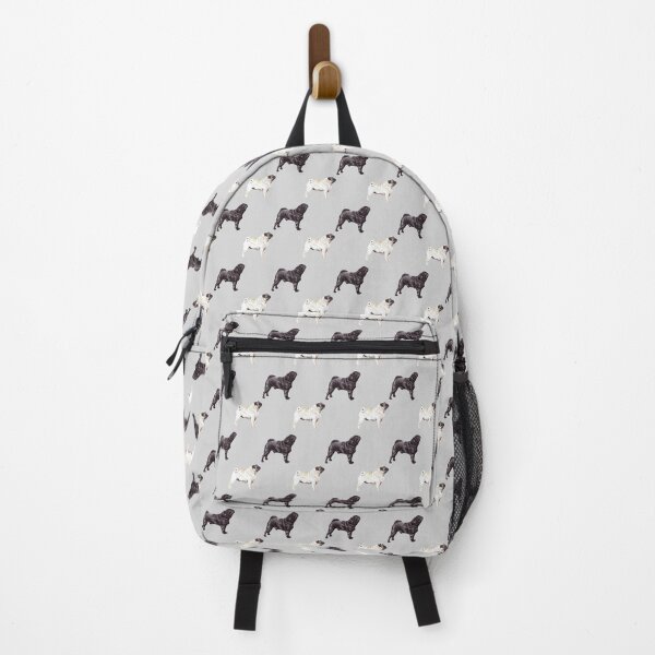 Item preview, Pugged Up Kicks - Black and Fawn Pug Pattern designed and sold by Amber Westwood.