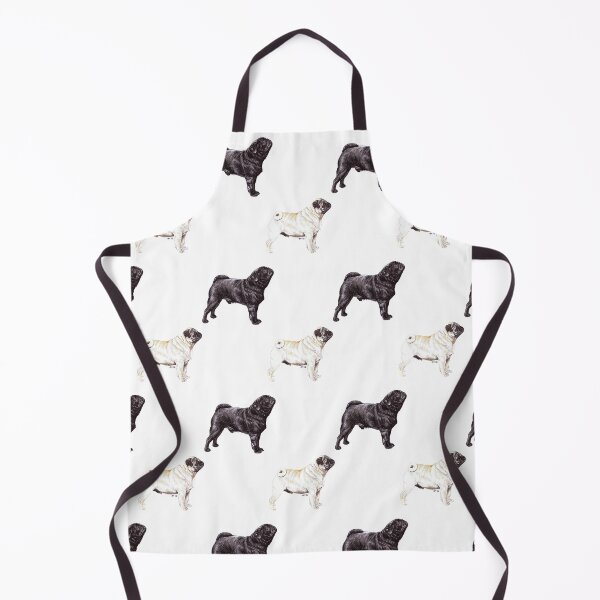 Item preview, Pugged Up Kicks - Black and Fawn Pug Pattern designed and sold by Amber Westwood.