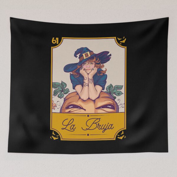 Item preview, La Bruja The Witch - Mexican Bingo Card Game Funny Halloween designed and sold by Crazy Trendy Designs.
